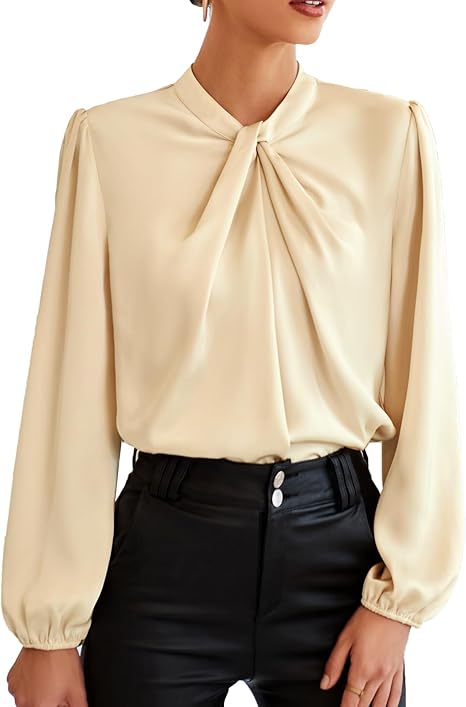 Long Sleeve Blouse for Women UK Elegant